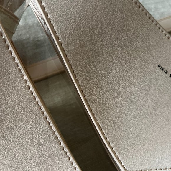 NWT Light Pink Pixie Mood Bag with Transparent Strip NEW Vegan Leather - Picture 11 of 13